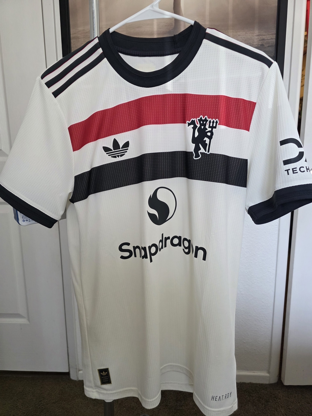 adidas Manchester United 24/25 Player Version Men’s Short Sleeve Soccer Jersey